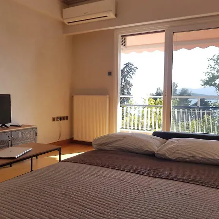 شقة Sea And Park View Flat With Jacuzzi Steam Bath فولوس